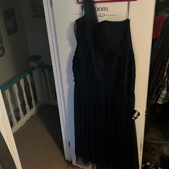 White by Vera Wang Size 20 Dark Navy Blue Dress - Picture 2 of 7